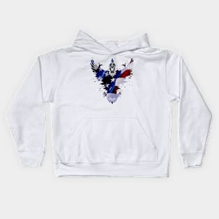 The Art Painting Of US Flags Kids Hoodie